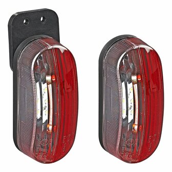 Width light LED red/white left