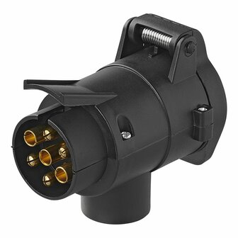 Adapter plug from 7 to 13-pin with constant (+)