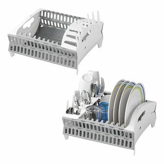 Drop-off rack foldable plastic