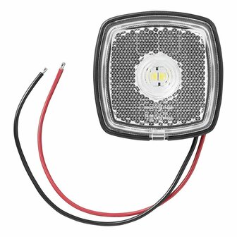 Marker light 9-30V white 61 x 61 mm LED
