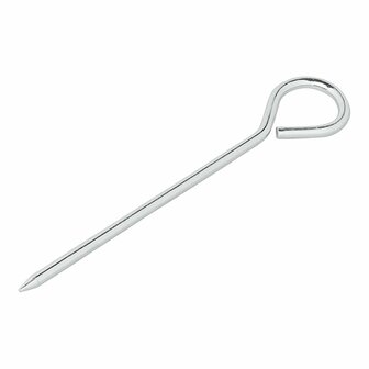 Tent peg 19cm aluminium with eye 10 pieces in polybag