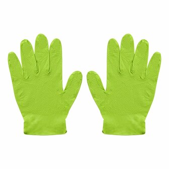 Gripp-It nitrile gloves M green dispenser box of 50 pieces