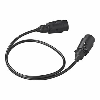 Extension cable 1M with 2x plug 7-pin PVC