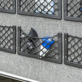 Storage net elastic 302x169mm with plastic frame NS-12