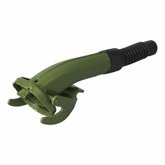 Spout metal green flexible suitable for petrol diesel