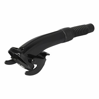 Spout metal black flexible suitable for petrol diesel