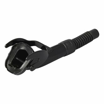 Spout metal black flexible suitable for petrol diesel