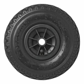 Nose wheel tire plastic rim with pneumatic tire 260x85mm