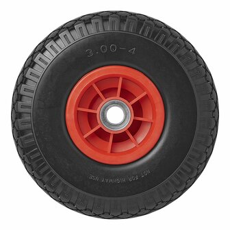 Nose wheel tire plastic rim with PU tire 260x85mm