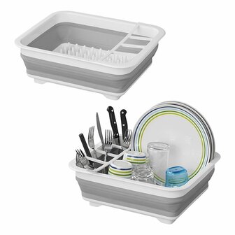 Foldable draining rack