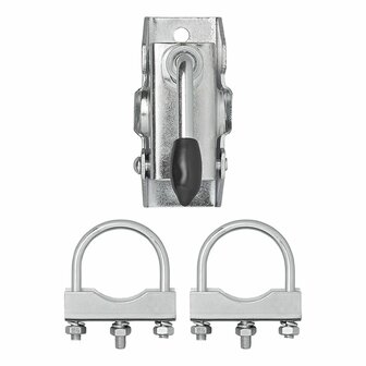 Clamp 48mm for nose wheel + 2x U-bracket 60/70mm