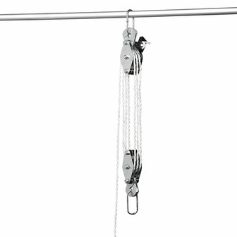 Hand winch with 20M nylon rope