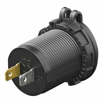 USB fast charger built-in 2-way 12/24V 3A type A + C