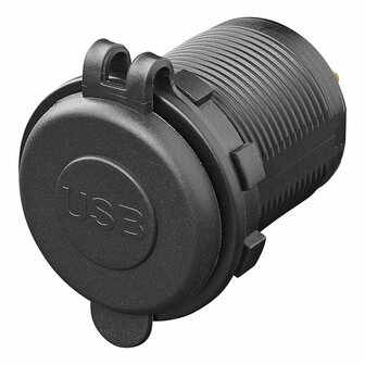 USB fast charger built-in 2-way 12/24V 3A type A + C