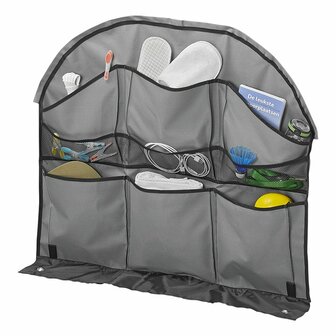 Wheel organizer 9-compartment 84 x 86 cm + 7 mm keder for caravan/camper