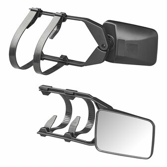 Caravan mirror Basic flat glass 355 x 110 x 160 mm PM