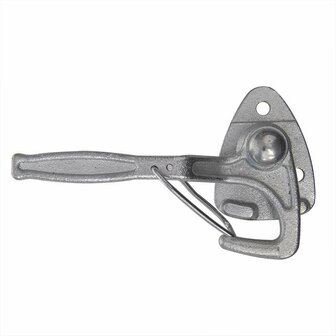 Flap hook no. 0 left 140mm with screw-on eye