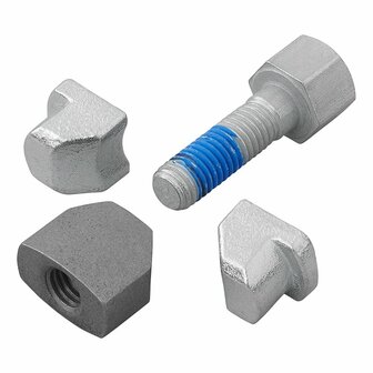 Adjustment set for brake shoes suitable for Knott 200*40mm