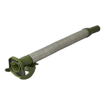 Metal pouring spout flexible suitable for petrol 20mm