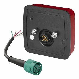 Rear light 4 functions 106 x 99 mm LED right
