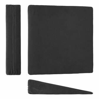 Wedge-shaped seat cushion
