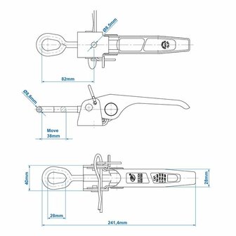 Tightening lock SPP ZB-03