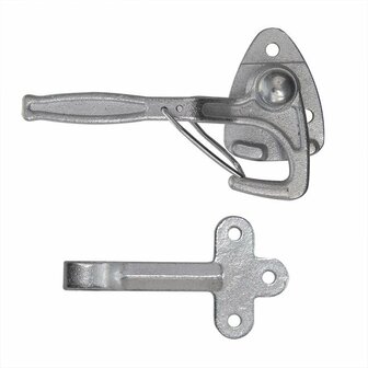 Hook no. 0 left 140mm with screw-on eye