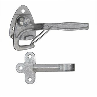 Hook no. 0 right 140mm with screw-on eye