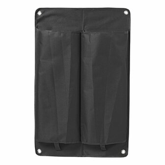 Wall-mounted storage bag for ramps