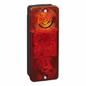 Rear light 3 functions 210x83mm