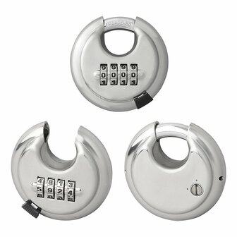 Disc lock 70mm with number combination
