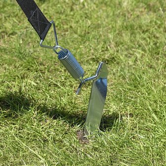 Storm strap set 2x 3.2 m with tendon attachment for awning rail
