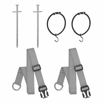 Storm strap set 2x 2.90 m