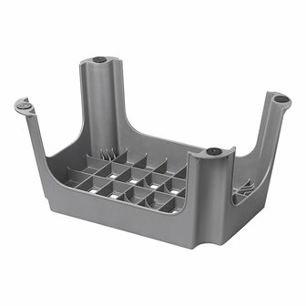 Step grey plastic 42.5 x 27.5 x 23 cm