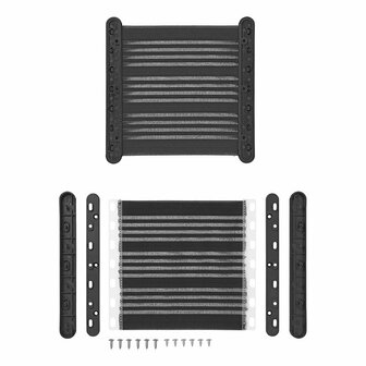 Storage net elastic S 20 x 26.5 cm with plastic attachment