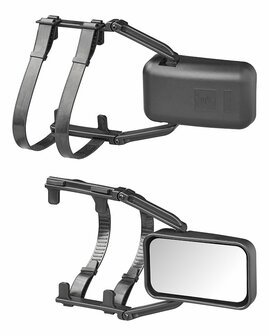 Caravan mirror Compact flat glass 330 x 90 x 150 mm