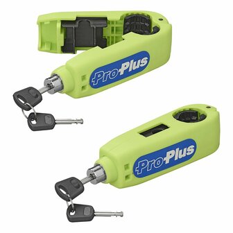 Handbrake lock for motorcycle scooter