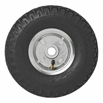 Nose wheel tire rim metal with pneumatic tire 260x85mm
