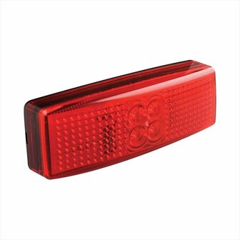 Marker light 12/24V red 110x40mm LED