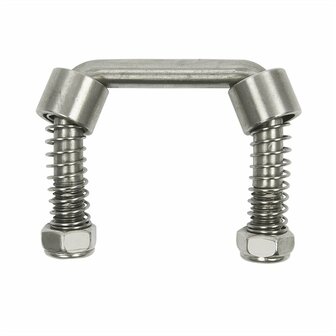 Lashing bracket with spring