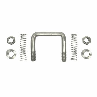 Lashing bracket with spring