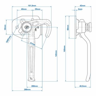 Flap hook left SPP ZB-16L
