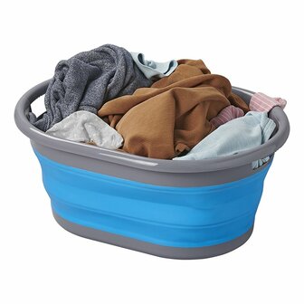 Laundry basket 17L foldable