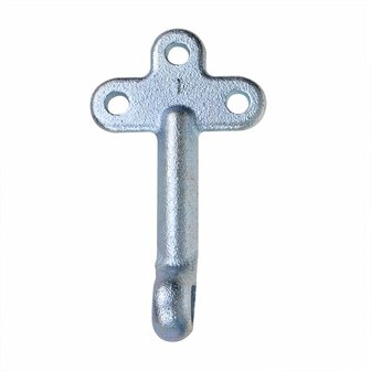 Flap hook no. 1 left 170mm with screw-on eye