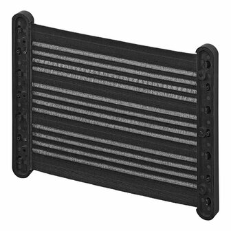 Elastic storage net M 26 x 26.5 cm with plastic attachment