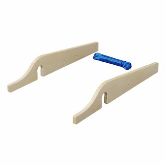Drying line holder for horizontal manoeuvring handles 3-piece