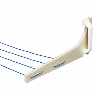 Drying line holder for vertical manoeuvring handles 3-piece