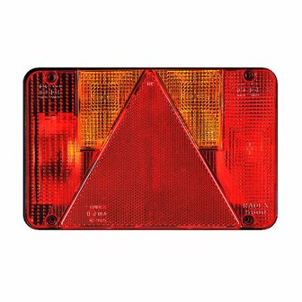 Rear light 6 functions 218x140mm left