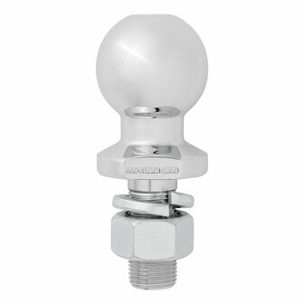 Towbar ball straight M22 x 50mm E-type approved