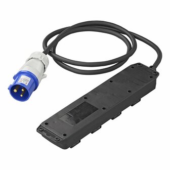 CEE 4-way Schuko socket 1.5M